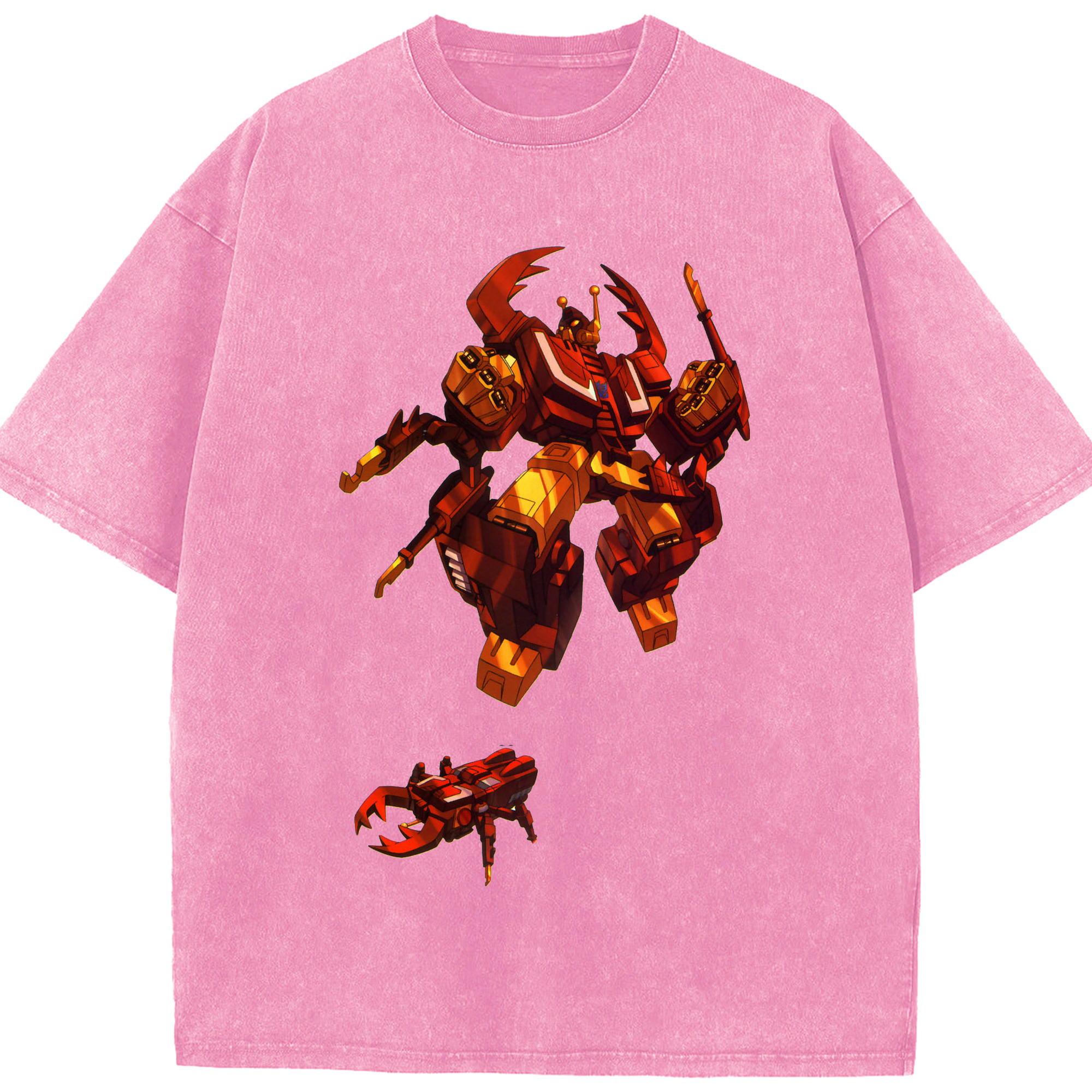 （画像用）  綿100% ヴィンテージ風 半袖Tシャツ（フロントプリント）